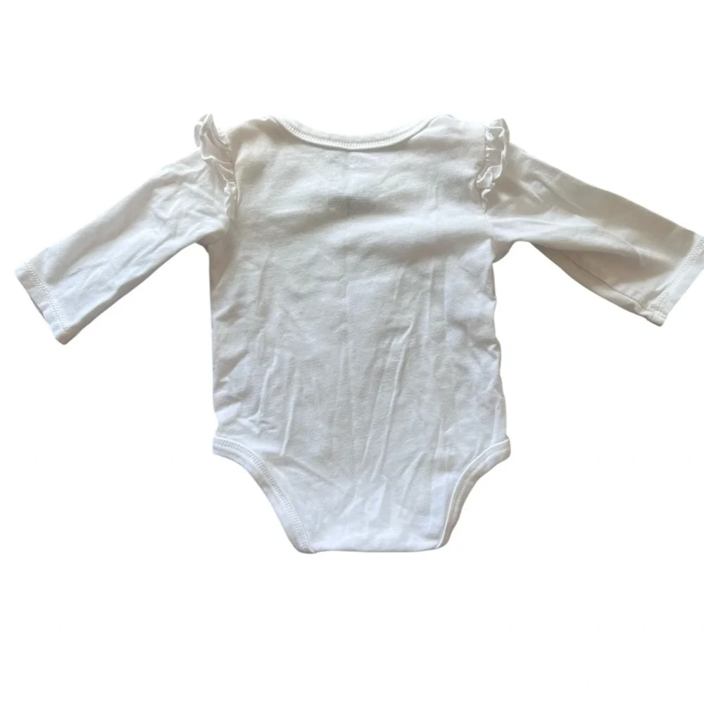 First Impressions Moon and Stars Ruffle Bodysuit | Newborn